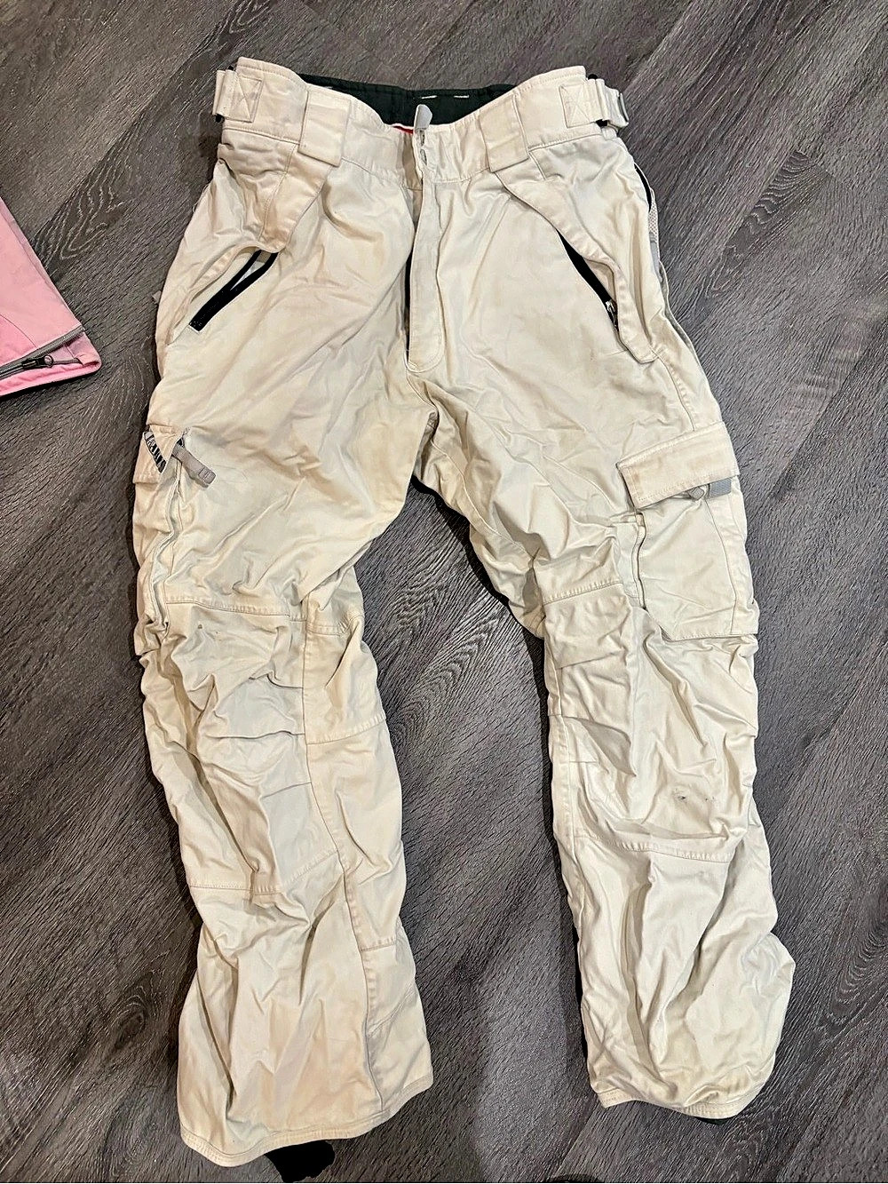 Burton Bio-Lite Cargo Snowboard Pants Cream Medium